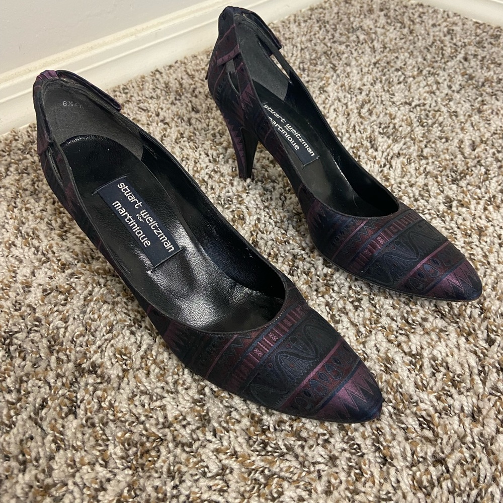 Stuart Weitzman Purple Vintage Heels